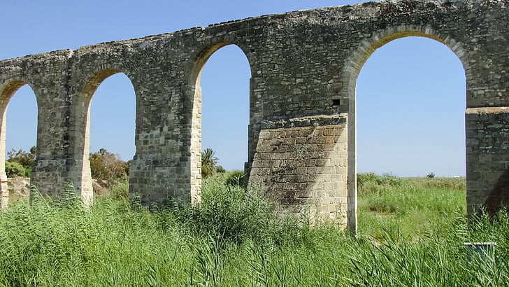 Kamares akvedukt, akvedukt, arkitektur, vann, stein, monument, osmanske