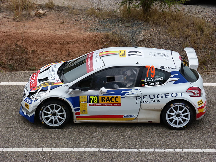 Katalánská rally, WRC, šok, rychlost, sportovní, konkurence, sportovní závod