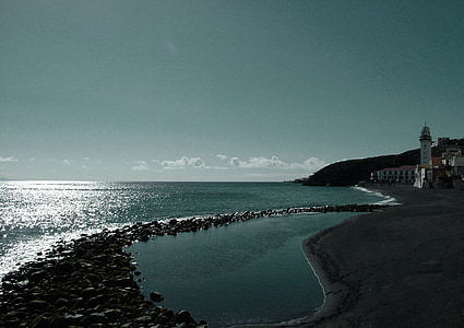Teneriffa, Landschaft, Steinen, Kanarische Inseln, Himmel, Spanien, Meer