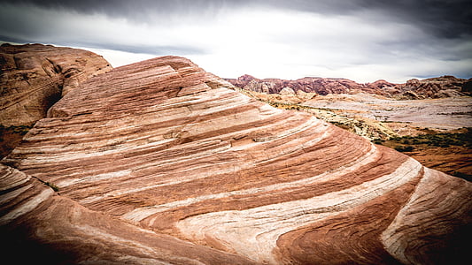 Valle del fuoco state park, escursionismo, rosso, deserto, roccia, Nevada, Stati Uniti d'America