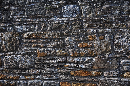 Mur, kamenná zeď, Památník, staré, kámen, historické, cihla