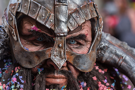 karneval, maske, drakt, panelet, Lucerne, 2015