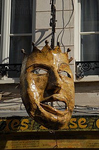 mask, theatre, face