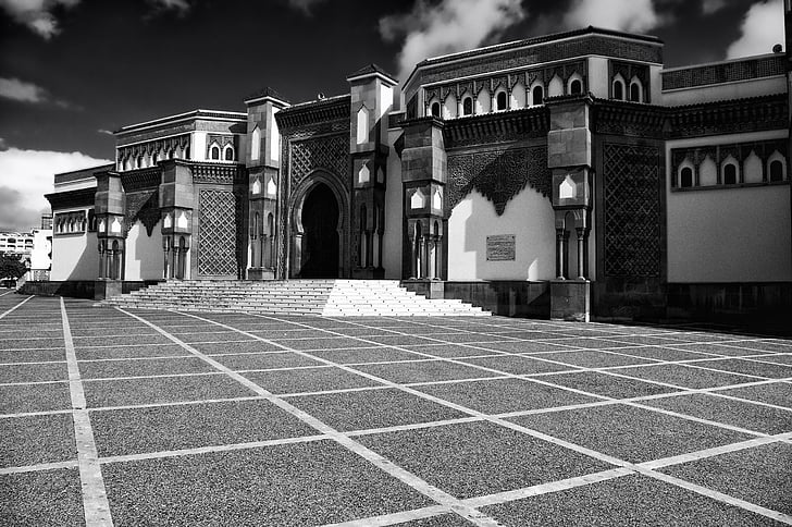 Agadir, Marocko, moskén, byggnad, tro, religion, arkitektur