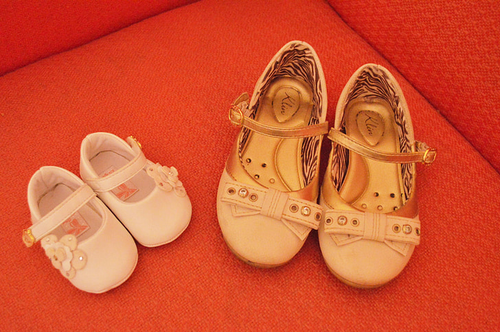 cipele, beba, dijete, djeca, slatka, obitelj, djevojka