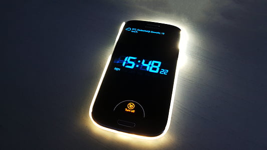 telefon, ışık, gelecekteki, Saat, dava, modern, popüler