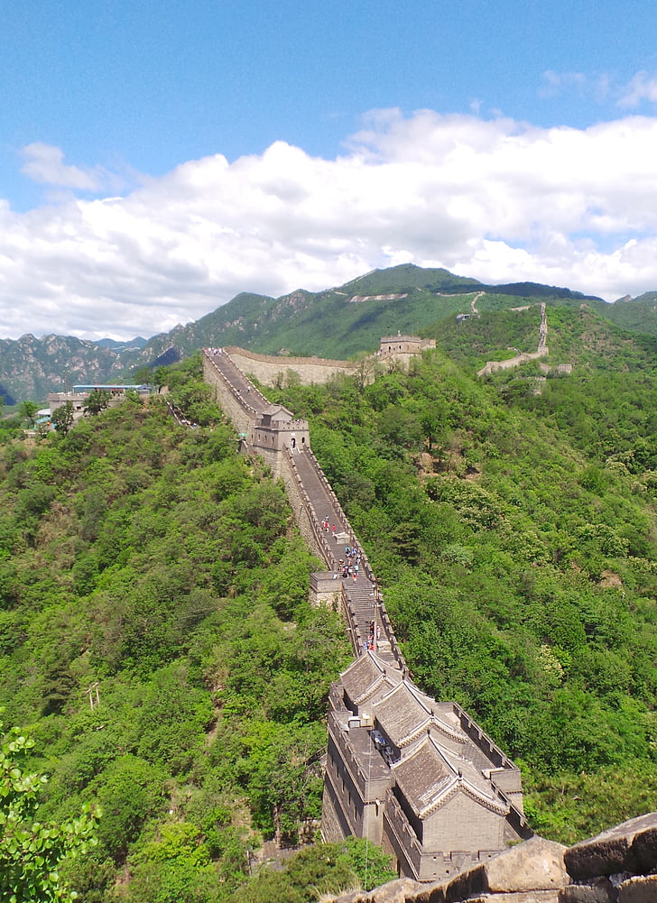 væggen i Kina, væg, bjerge, rejse, Beijing, Kina, kinesiske mur