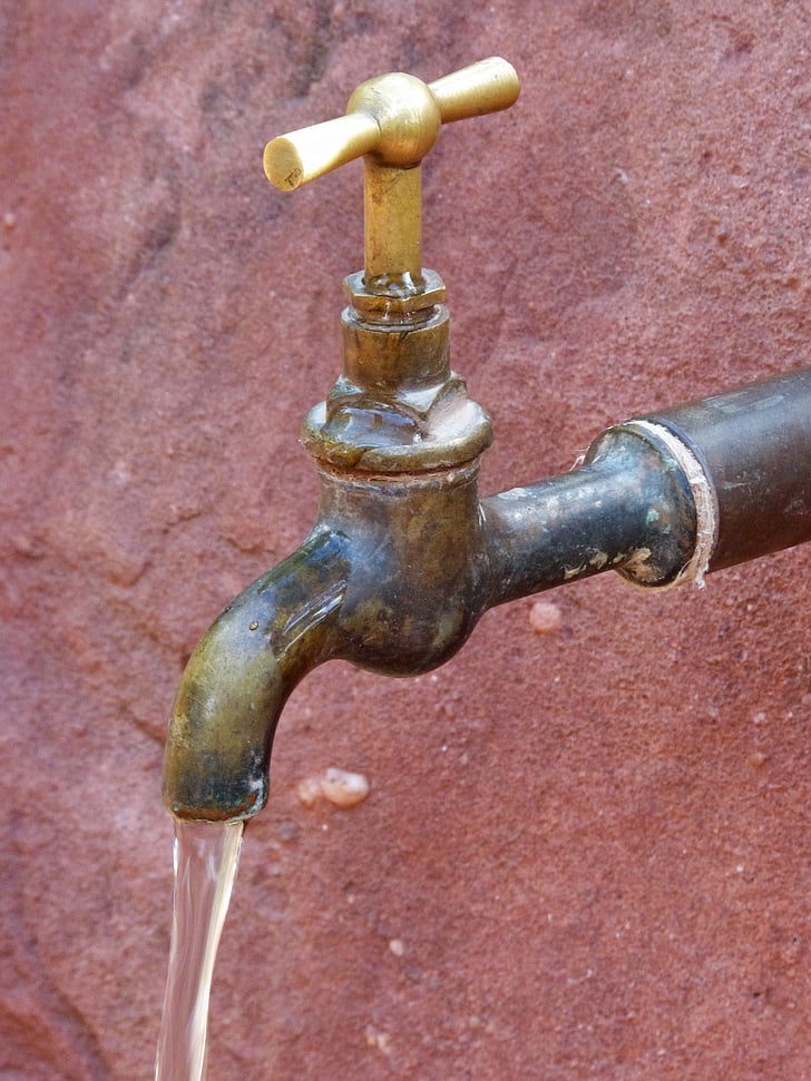 robinet, vechi, apa, Porniţi robinetul, apă potabilă, robinet, metal