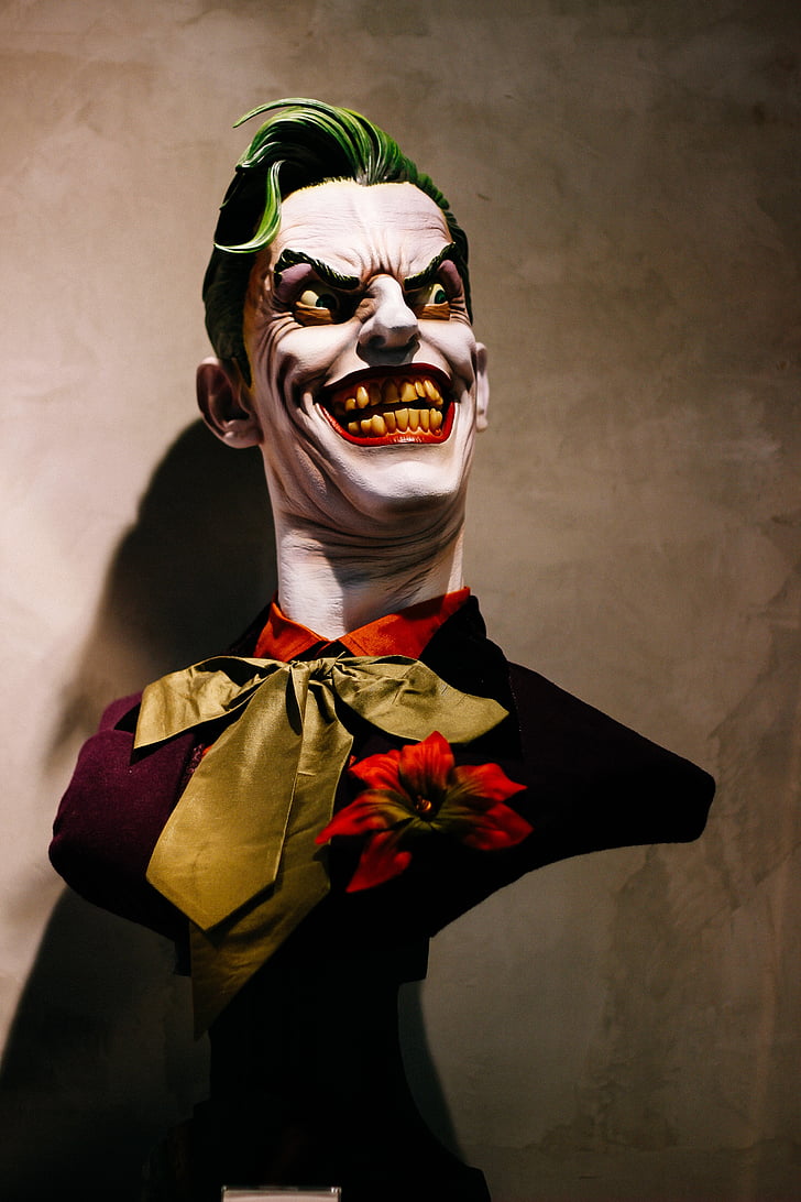 Joker, soldato, della Suicide squad, petto, male, sorriso, Halloween