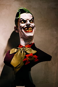 Joker, vojak, samomor moštva, prsni koš, zlo, nasmeh, Halloween
