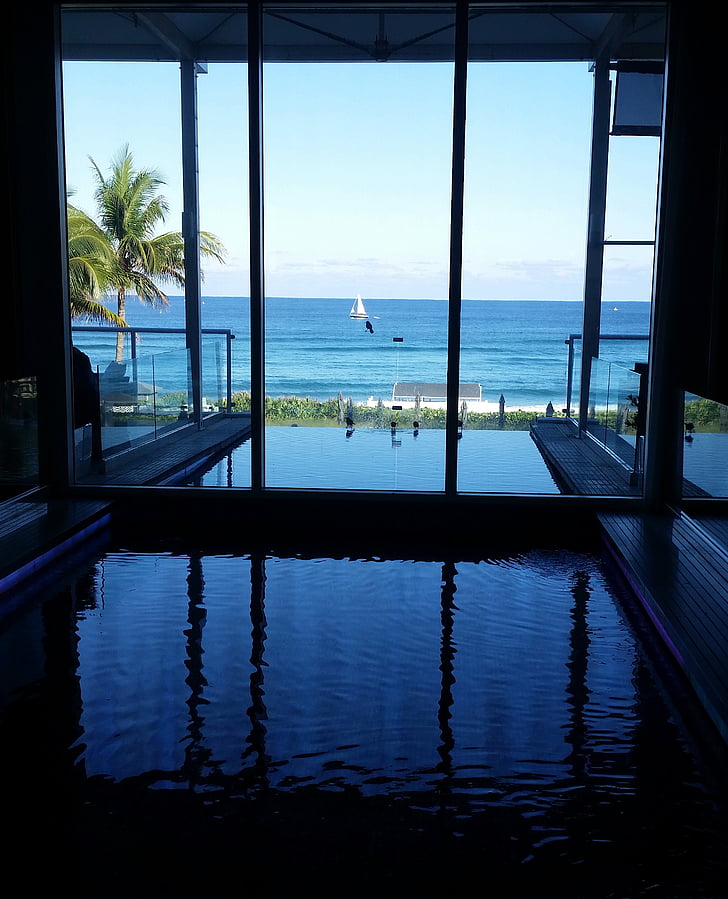 camera, oceano, acqua, vista, mare, resort di Boca, Boca raton