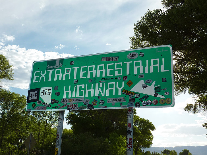 Alien, område 51, UFO, Extraterrestrial highway, Rachel, Nevada, udlændinge