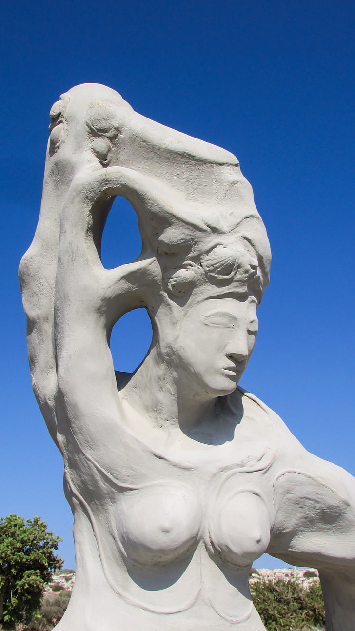 жена, Голи гърди, скулптура, скулптура парк, изкуство, модерни, Айя Напа