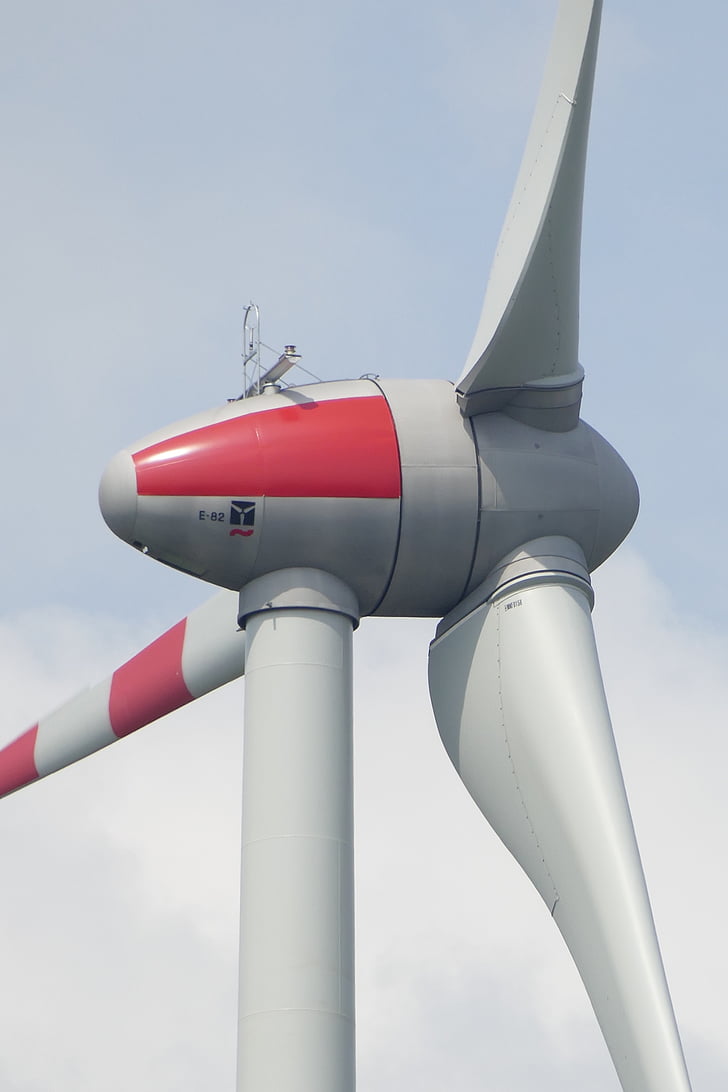 Větrná energie, rotoru, energii, Eko energie, windräder, aktuální, modrá obloha