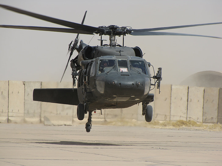 helikopteri, Irak, Blackhawk, sotilaallinen, sota, armeija, chopper