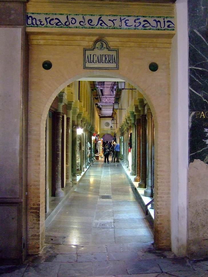 Granada, Alcaicería, Andalúzia, Spanyolország
