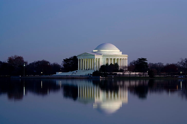 Jefferson memorial, Washington, d c, USA, historie, president thomas jefferson, attraksjon