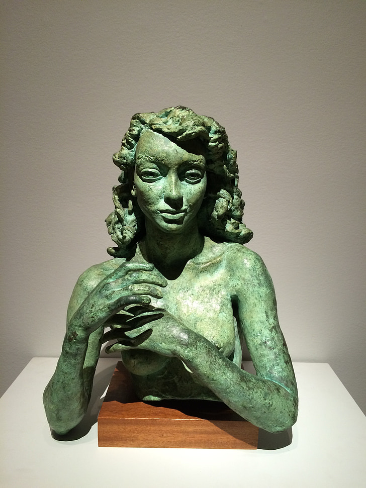 Auguste rodin, Tēlniecība, mākslas izstāde, mākslas izstāde, metāls, sieviete skulptūra, māksla