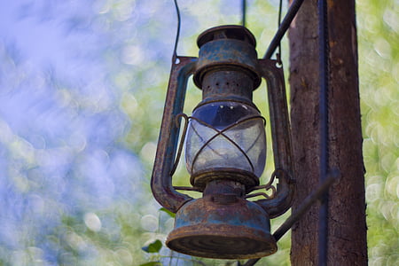 gas, lamp, gas lighting, vintage, lantern, oil lamp