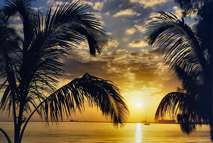 Miami, zachód słońca, Karaiby