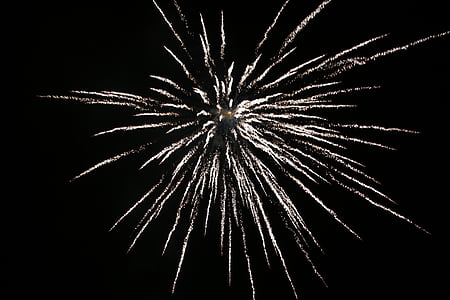 Nový rok, ohňostroj, Dánsko, Oslava, oslavy