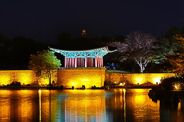 Korean tasavalta, Racing, Anapji, osassa, temppeli, Korea, uskonto