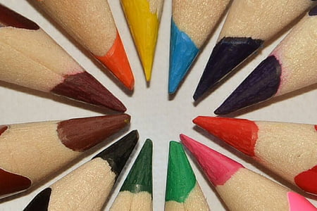 lápices de, a todo color, herramienta de escritura, creativa, Cant