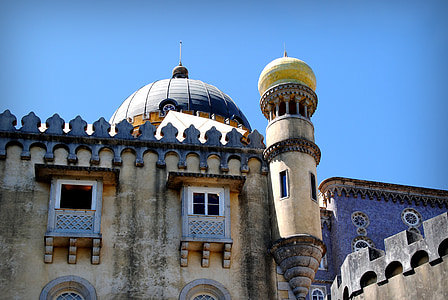 Portugal, Sintra, Fairy castle, Fairytale, knight's castle, Castle, Tower
