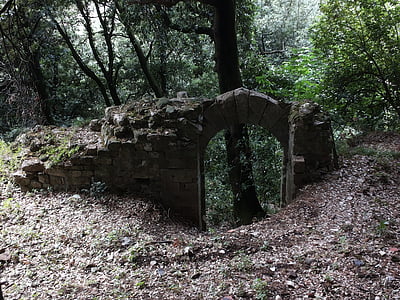 Itàlia, ruïna, Portuària, antiguitat, bosc, mística