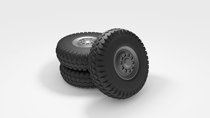 wiel, rubber, cirkel, off-road voertuig, vuil, zware, vervoer