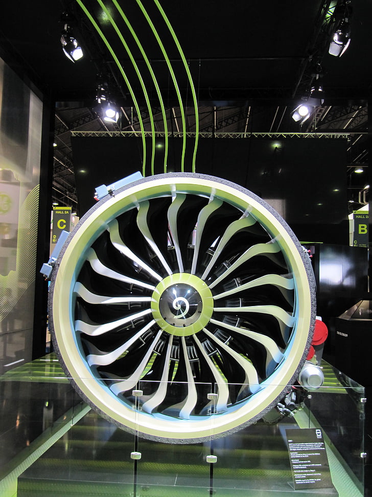 motor, technológia, repülőgép, menet közben, turbina, meghajtó, Airbus