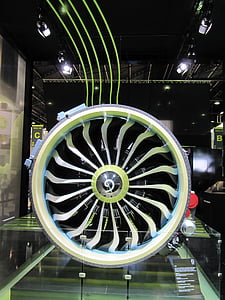 motorn, teknik, flygplan, fluga, turbin, enhet, Airbus