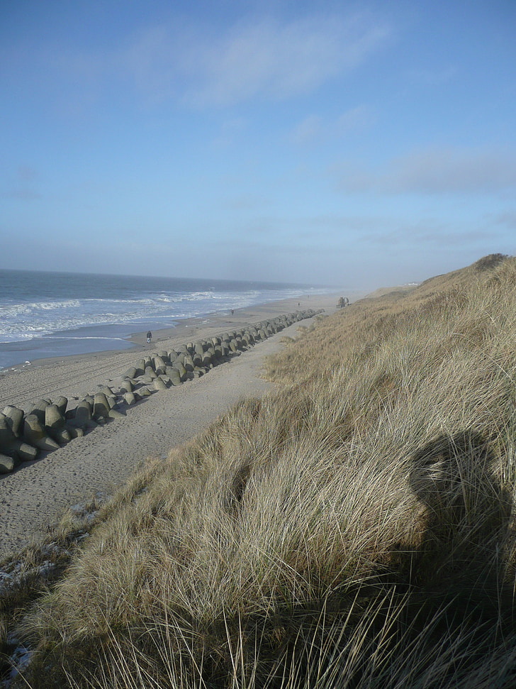 Sylt, Дюни, плаж, море, пясък, пейзаж, крайбрежие