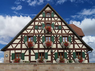 husbyggnad, rehabilitering, truss, historiskt bevarande, gamla hus, nostalgi, medeltiden