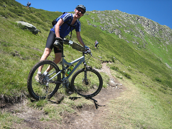 Transalp, vélo de montagne, Bergsport, vélos de route, vélo, suite, montagnes