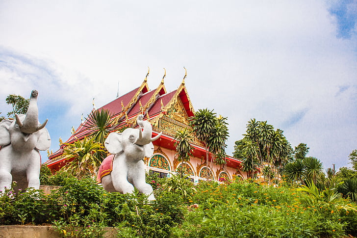 Thaïlande, Wat, Temple, Isaan, ubolratana, religion, bouddhisme