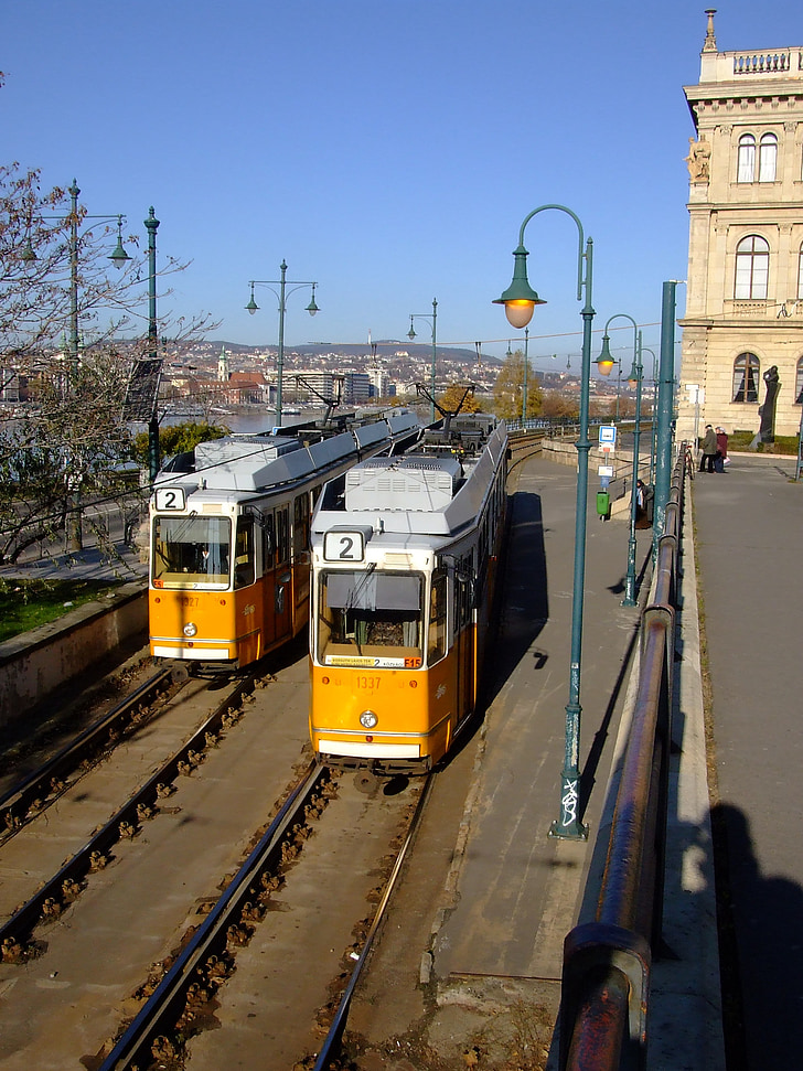 tram, Boedapest, Hongarije