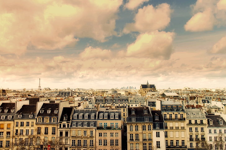 Paris, Franţa, City, urban, peisajul urban, puncte de reper, istoric