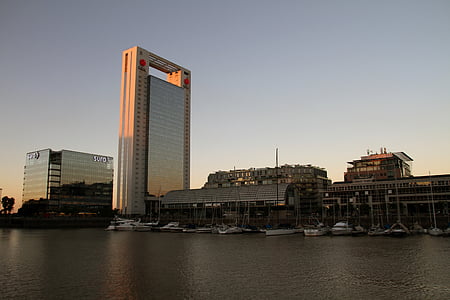 Puerto madero, Buenos aires, Business, Office, Waterfront, Argentinië, het platform