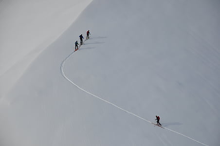 Backcountry-Skifahren, Winter, Schnee, winterliche, Berg, Alpine, Natur