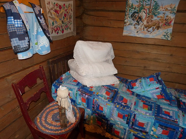 russia, cruise, river cruise, bed, wood, chair, bedroom