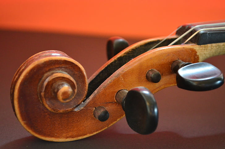 violín, instrumento, música, cierre para arriba, instrumento musical, cuerda de instrumento musical, música clásica