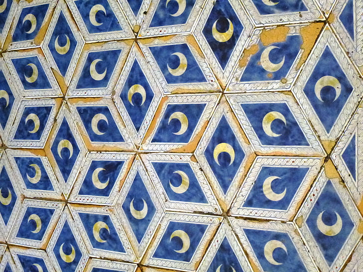 ploščice, katedrale v Sieni, tla