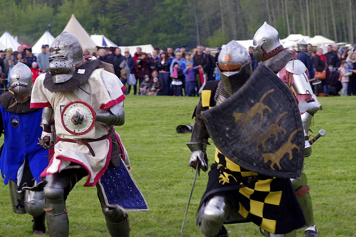 Cavaliere, cavalierato, armatura, il Medioevo, battaglia di, spada, lotta