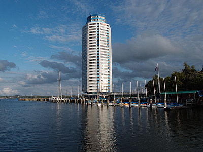 Schleswig, Mecklenburg, bygge, tårnet, skyskraper