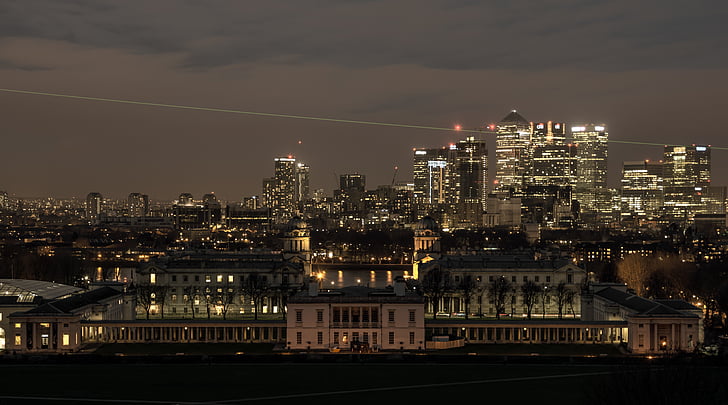 greenwich, old royal naval college, canary wharf, landmark, architecture, building, navy