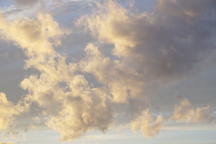 ท้องฟ้า, เมฆ, ระบบคลาวด์, พื้นหลัง, เป็นมิตร, ผ้าฝ้าย, cloudscape