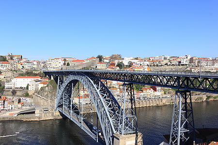 dom luís, Porto, Portugalsko, Eifel, Most