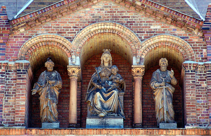 Potsdam, kirke, Peter og Paulus, bygge, fasade