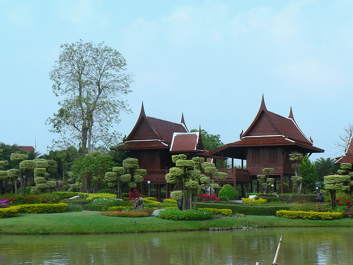 Tailandas, kambariai, Viešbutis, ramybė, vandens, Gamta, Architektūra